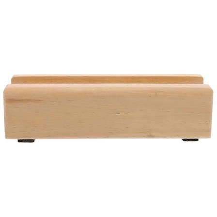 Fuld Længde Spejl Stand Gulv Spejl Stand Støtte Træ Støtte Base Kompatibel med Toiletspejl