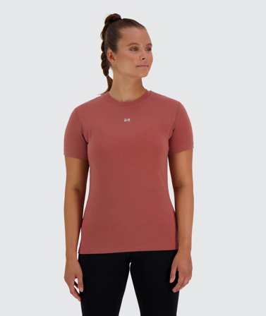 Women's Training Tee | Gymnation brick / L