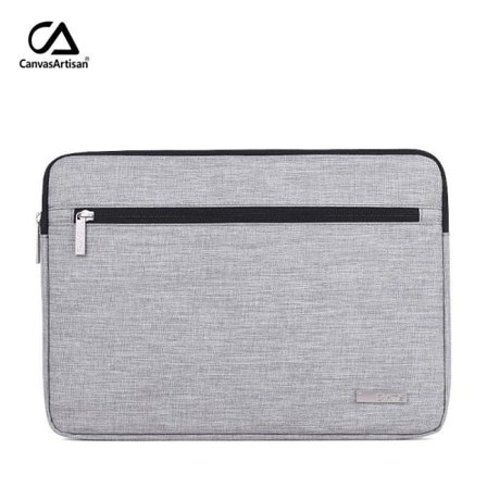 Laptopväska datorfodral / fodral till bärbar dator ljusgrå 14 tum