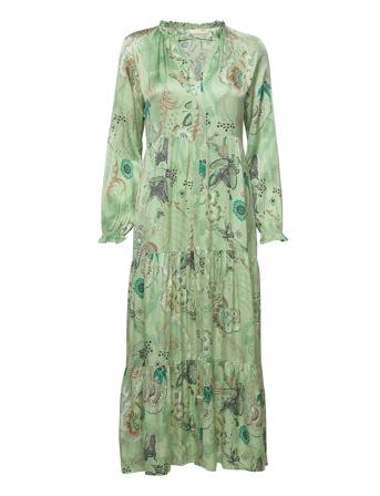 Maja Dress Knälång Klänning Grön ODD MOLLY
