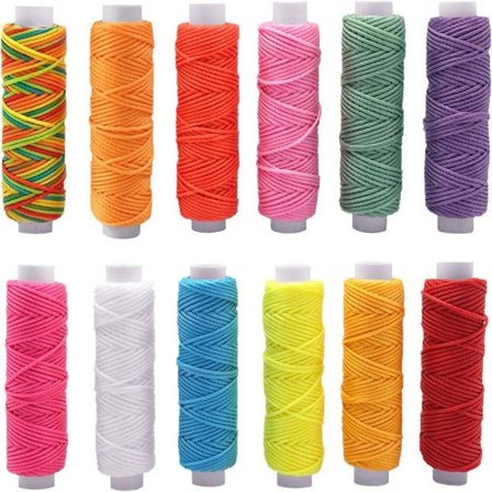 Vaxtråd Vaxsnöre för armbandstillverkning Vaxad sladd