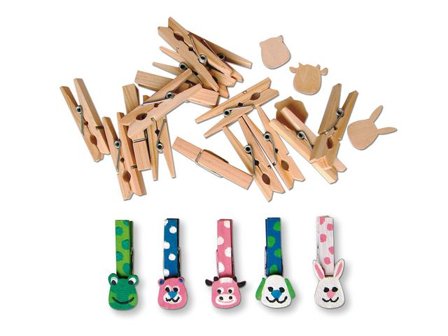 PLAYBOX Klädnypor 75/fp - Lyreco - Skola och förskola - Hobbymaterial - Pyssel - Trä