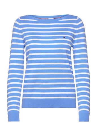 Co Jersey Stitch Boat-Nk Ls Swt Blue Tommy Hilfiger