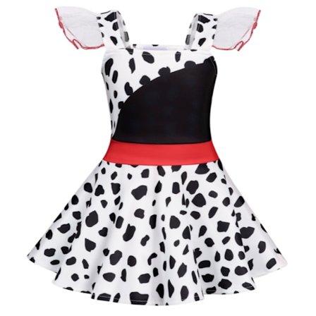 Jenter Polka Dots Ladybug Dress Up kostyme