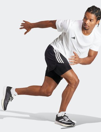 adidas Performance Adizero E Tee - White - XXL