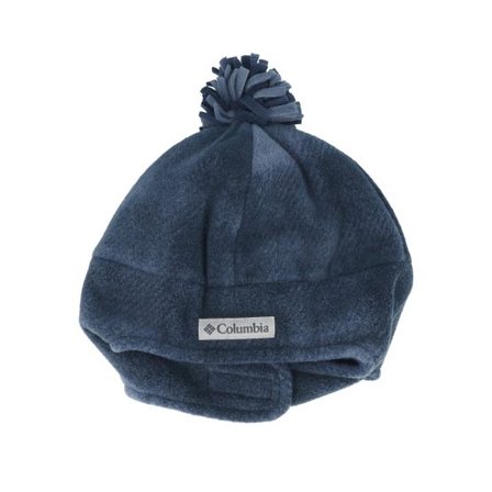 Columbia - Blå earflap Beanie - Kids Frosty Trail Ii Earflap Collegiate Navy Pom @ Hatstore