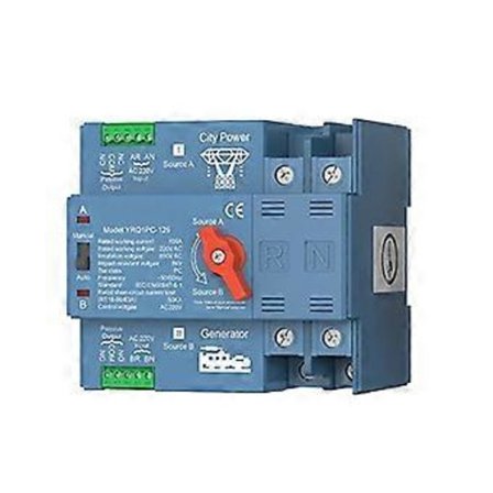 ATS Dobbel Strøm Automatisk Overføringsbryter for Generator eller PV-Energi til By Strøm Endringsbryter