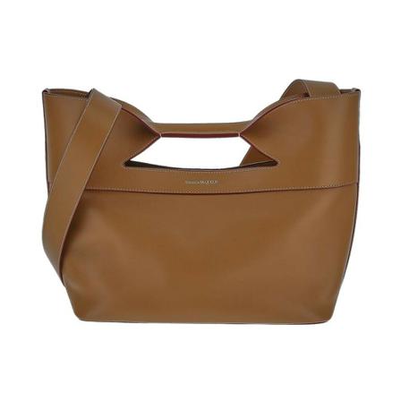 Alexander McQueen, Bow Bag Bruin, Dames, Maat:ONE Size