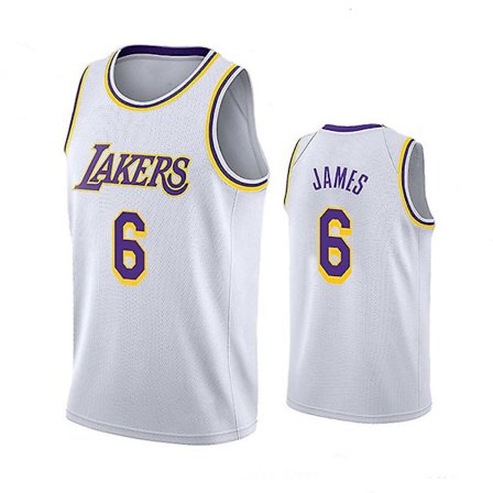 Ny säsong Los Angeles Lakers Lebron James No6 baskettröja