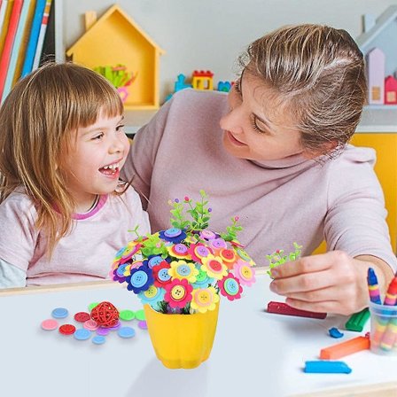 Blommor DIY-kit pysselset barn DIY-leksak, blommor DIY-kit barnset, pysselset