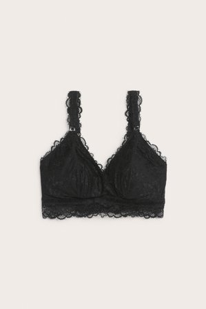 Kappahl | Stanik do karmienia, z koronki Czarne S | Czarne