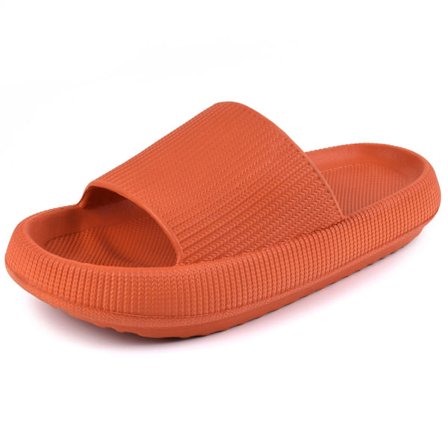 Pute Glidelåser Sandaler for Kvinner Menn Sommer Slip On Glidelåser Myke Tykke Såle Sklisikre Dusj Sandaler.
