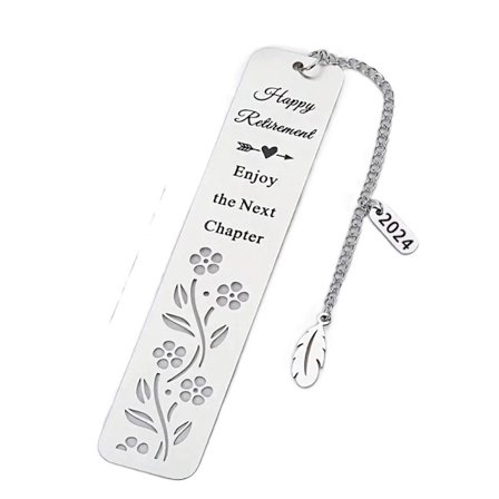 Pensionering Gåvor Bokmärken SILVER SILVER