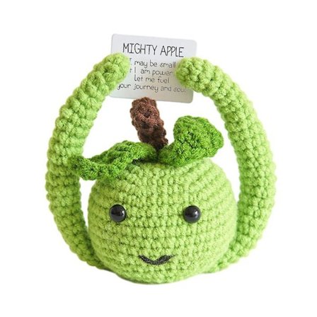 Håndlavet gør-det-selv følelsesmæssig støtte Syltet gave, hæklet sød hæklet strikkedukke, hjemmedekoration ornamentgaver