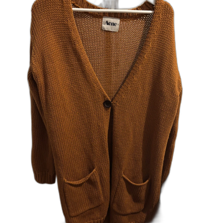 Brun stickad kofta från Acne i S