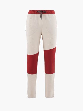 Klättermusen - 210 Wuru Active Pant Men's's - White Clay-Ruby Red - Unisex - S