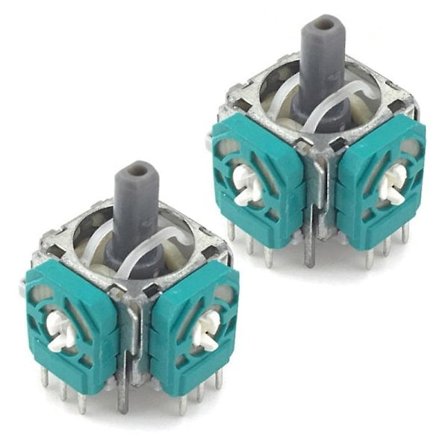 2 st Analoga Tumspaks-Joystick Reparationsdelar Dualshock Ersättning för PS4-Kontroller