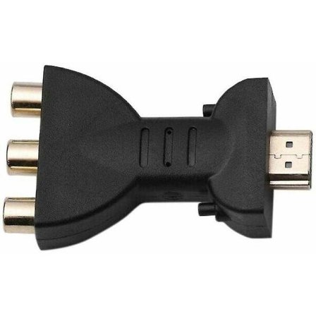 HDMI-adapter röd vit gul HDMI till AV-omvandlare HDMI till AV-adapter HDMI till 3RCA