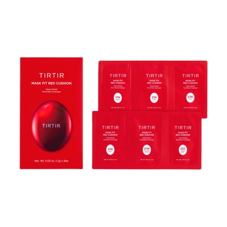 TIRTIR Mask Fit Red Cushion 6 Shade Trial Kit - Fondotinta liquido