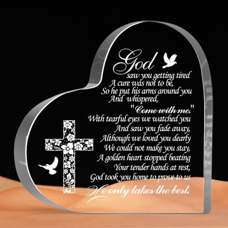 Mindesmærke Skilt til Tab af Elsket, Kondolence Sorg Gaver til Tab af Familie Venner, Sympatibevisninger, Mindesmærke Dekorationsplade