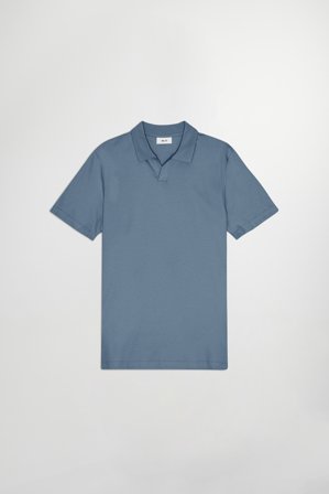 Paul 3525 Polo Herr Blå Ekologisk Bomull