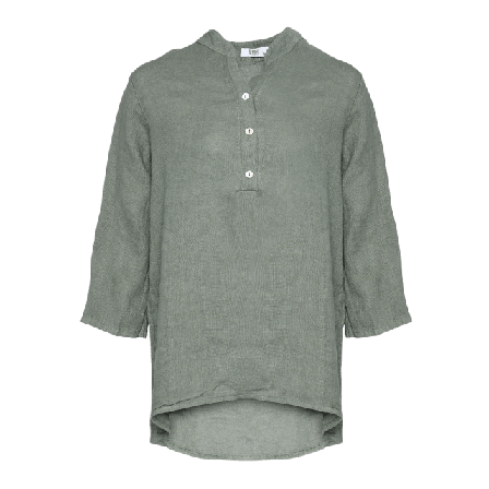 Tiffany 17661, Shirt, Linen - Army Blusar Dam Grön S/M