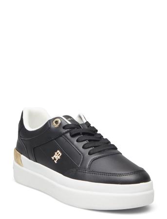 Lux Hardware Court Sneaker Matalavartiset Sneakerit Tennarit Black Tommy Hilfiger