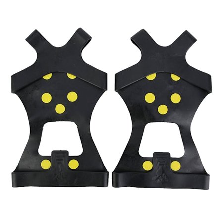 Yksi pari ulkokäyttöön tarkoitettuja 10-nastaisia liukuesteisiä jääpiikkejä, kenkien liukuesteet, retkeilykenkien suojukset (XL)