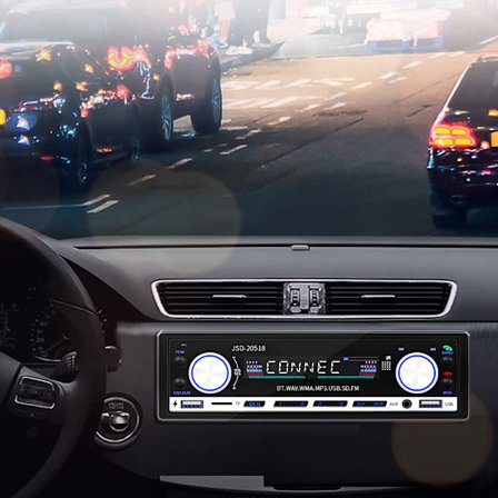 Vintage-autoradio Bluetooth-stereo MP3-toiminnolla