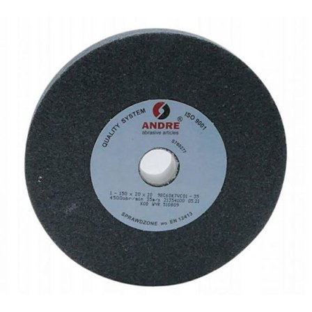 Andre - 510809 - MEULE À ÉBAUCHER PLATE 150 mm x 20 mm x 20 mm 98C60K7VC01-35 SVART TYP 1