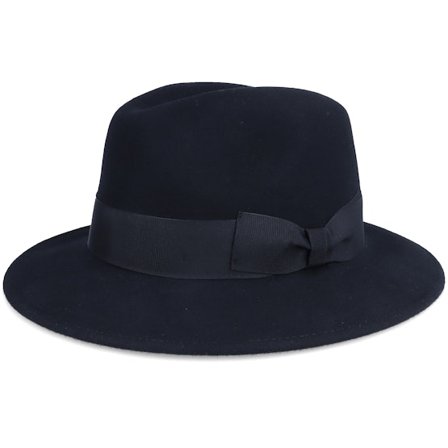 Headzone - Black fedora Kapelusz - Classico Black Fedora @ Hatstore