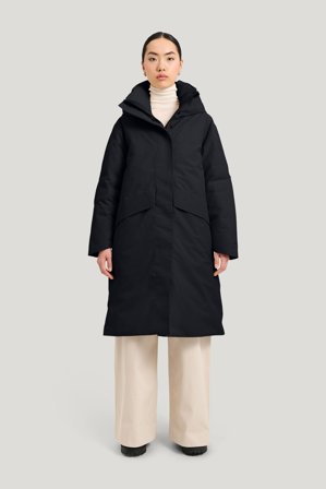 Tretorn Arlo Insulated Parka — Vandtætte Jakke Kvinder — Sort | Ydertøj, Gummistøvler, Jakker & Regntøj til Dame, Herre & Børn