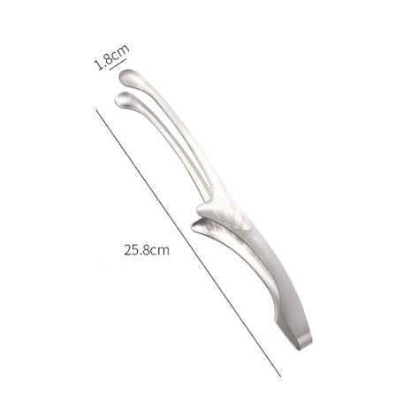 Tång i rostfritt stål Slitstark Användbar Tvättbar Säker Bekväm Bäst för matlagning och grillning Sallad Fisk Tjock