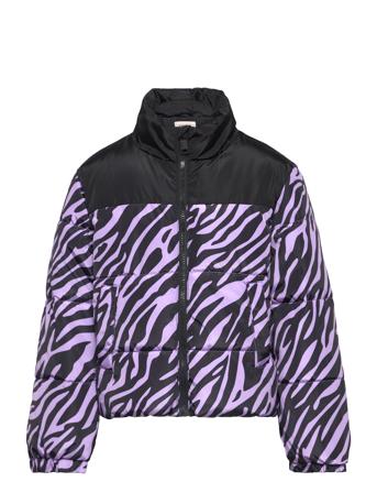 Kognewbecca Aop Puffer Otw Fôret Jakke Lilla Kids Only*Betinget Tilbud