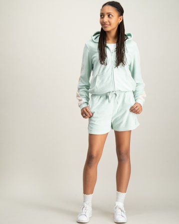 Juicy Couture Juicy Towelling Short Vert Shorts Fille - Kids Brand Store