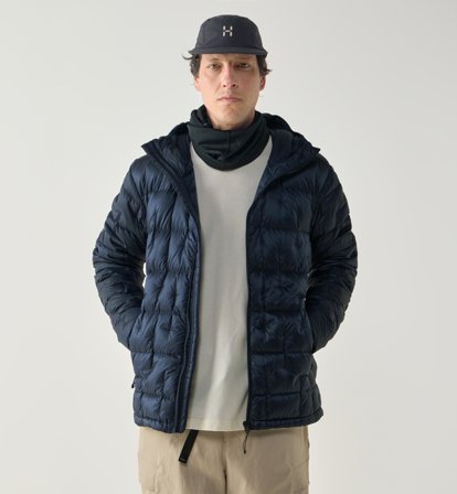 Haglöfs Hede Down Hood Men Tarn Blue - L