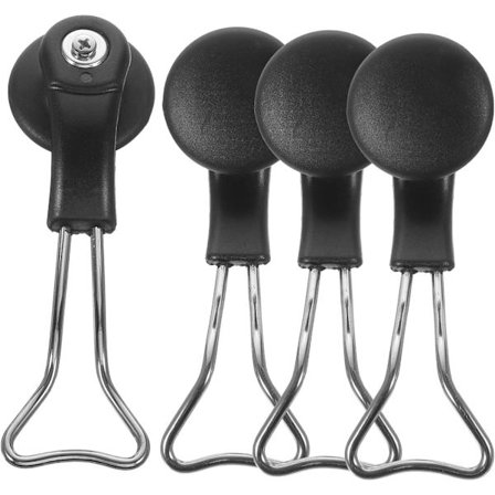 4 st lockhandtag för små kastruller, universella lockhandtag, slitstarka lockhandtag, tillbehör för lockhandtag