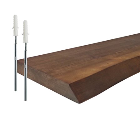 Live Edge -puinen hylly – kelluva seinäteline