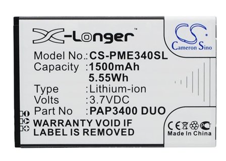 Akku älypuhelin, Matkapuhelin Prestigio MultiPhone 3400 Duo puhelimeen