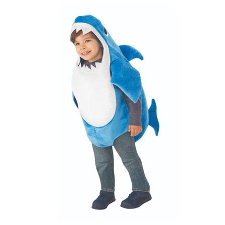 Uusi söpö vauvan ja lasten hailaperheen päiväkoti Halloweenin ja lastenpäivän lavanäytöksen puku Daddy Shark 120(Spot)