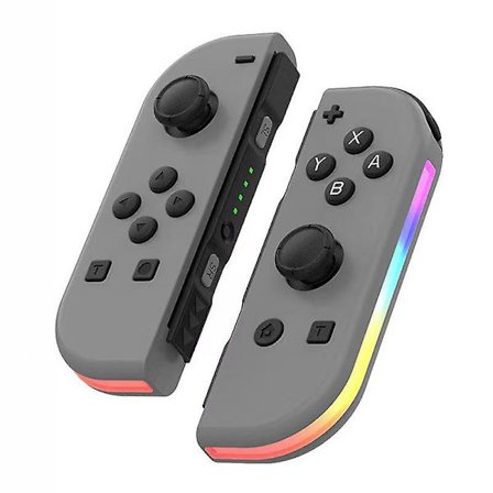 Trådløs kontroller kompatibel med Nintendo Switch, OLED, Lite Gamepad Joystick (L.R) Erstatning med RGB-lys