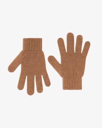 Merino Wool Gloves - Sahara Camel