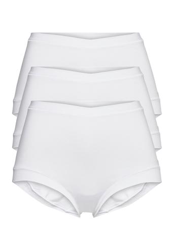 Jbs Of Dk 3-Pack Maxi Fsc Lingerie Panties High Waisted Panties Hvid JBS Of Denmark
