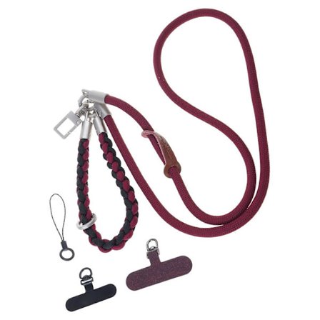 Utendørs Sport Telefonstropp Justerbar Halsstropp Universelt Etui Crossbody Skulderkort Tau Antilost(h})