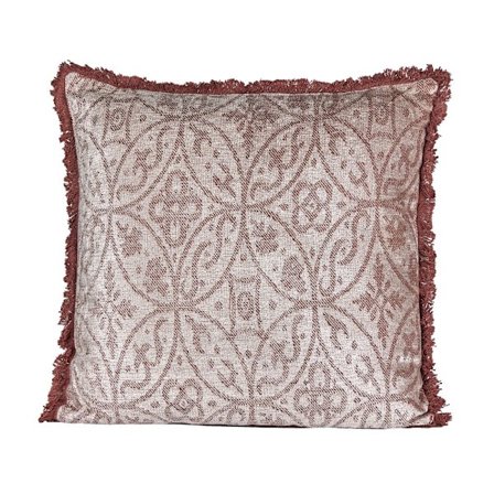 Ametyst fløjlspude 50x50cm – bomuldsblanding