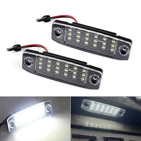 2 stk Hvide LED Nummerpladelys Samlinger til 2011-2014 Hyundai Sonata Yf I45 I40 Kona 2017-op OEM 925103f000,925013s100