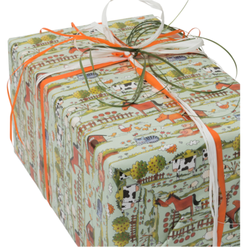 GAVEPPAPIR FARMERS GRØNN