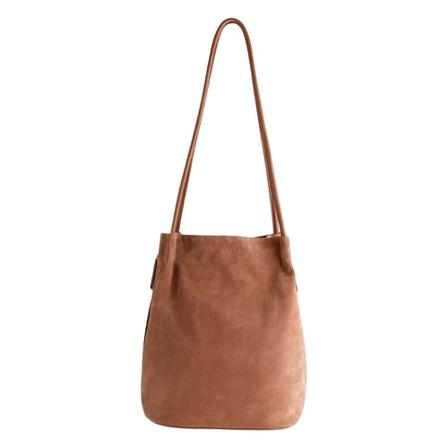 Markberg Skuldertaske ElianaMBG Suede Brun, Dame Skuldertasker, Størrelse: ONE Size