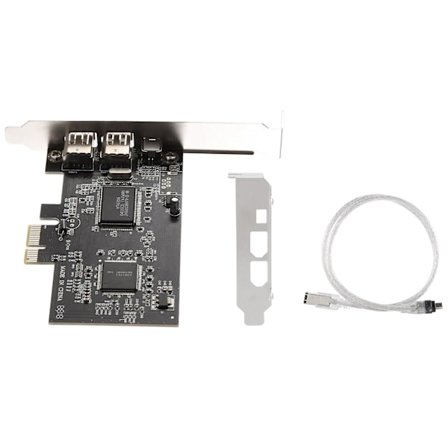PCI-e PCI Express Firewire-kort, IEEE 1394 kontrollerkort med Firewire-kabel, for video, lyd Tr