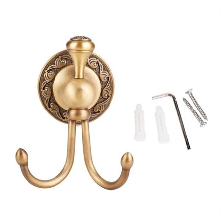 Holdbare buede kobberkroker for kjøkken og bad